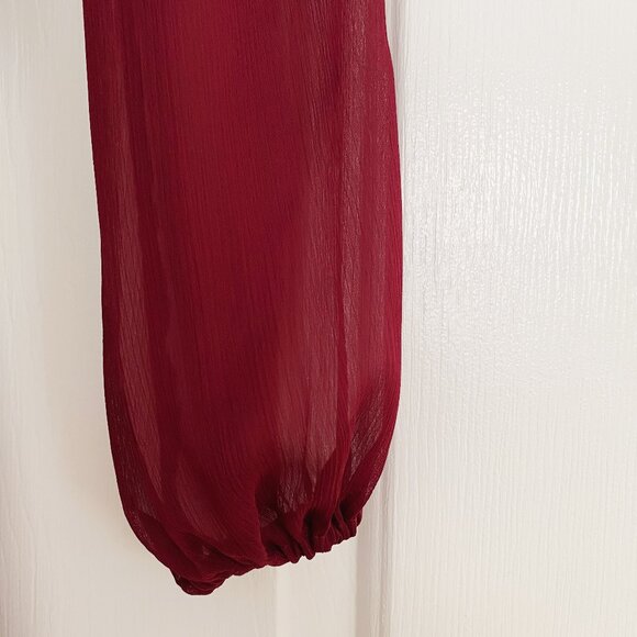 WAYF Ruffle Wrap Maxi Dress - Picture 5 of 9